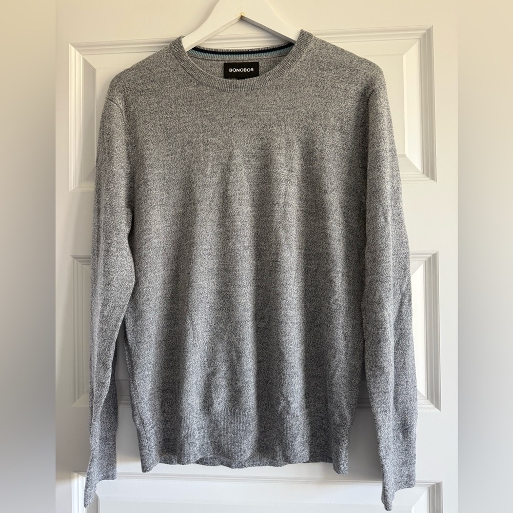 Bonobos 100% Merino Wool Long Sleeve Slim Fit Sweater